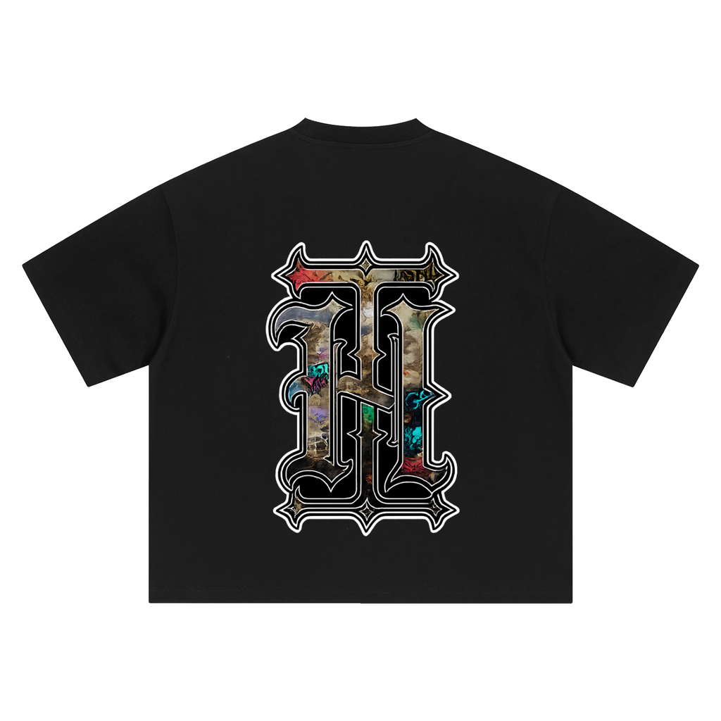 Hollywood Ink Boxy Oversized T-Shirt
