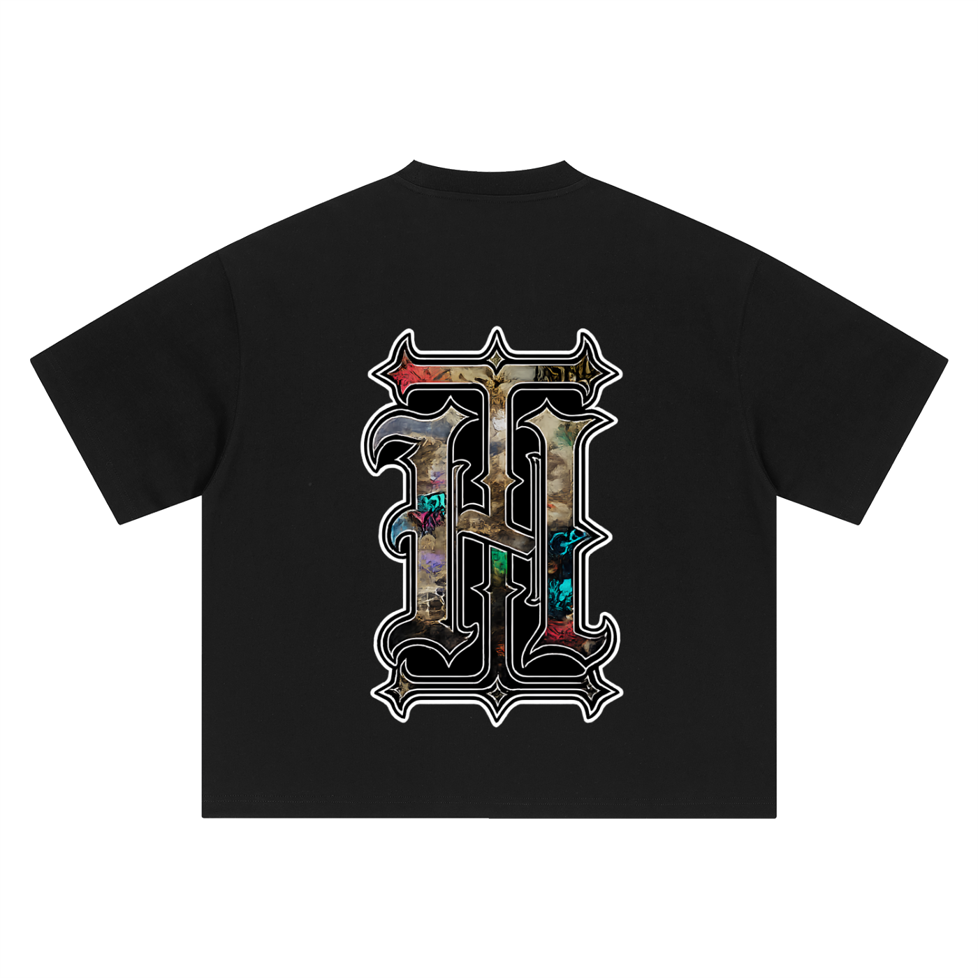 Hollywood Ink Boxy Oversized T-Shirt