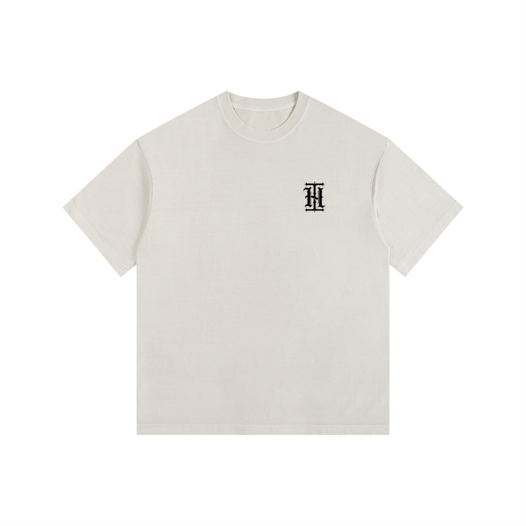 Hollywood Ink - Vintage Washed Oversized Cotton T-Shirt