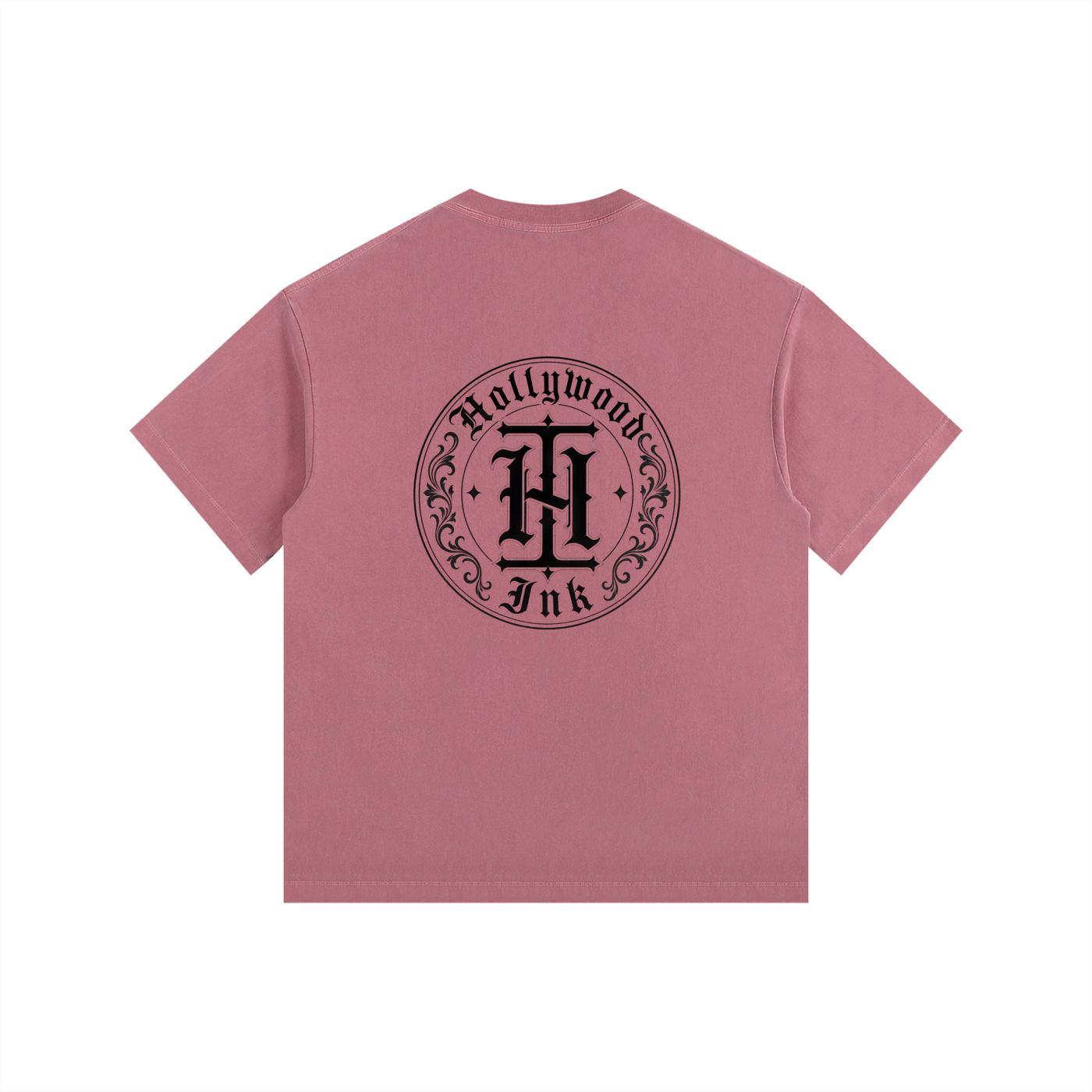Hollywood Ink - Vintage Washed Oversized Cotton T-Shirt