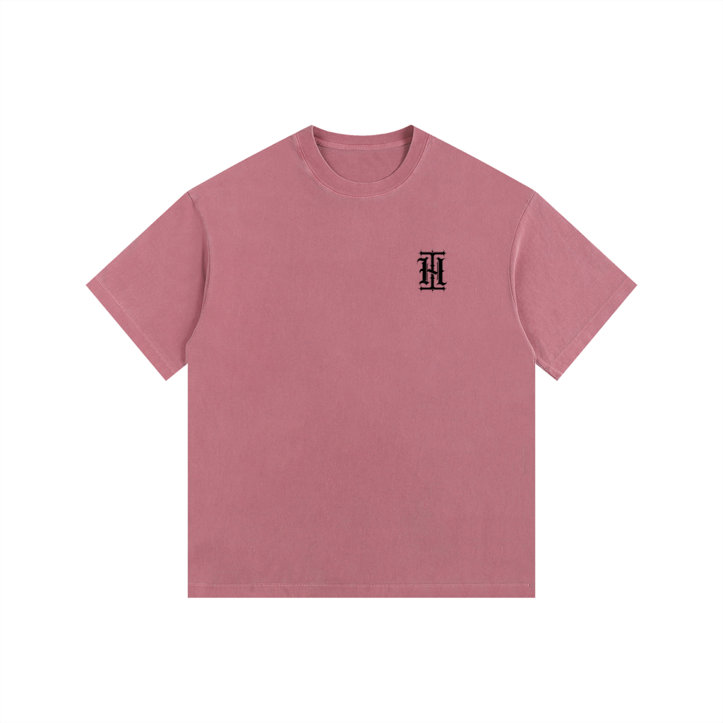 Hollywood Ink - Vintage Washed Oversized Cotton T-Shirt